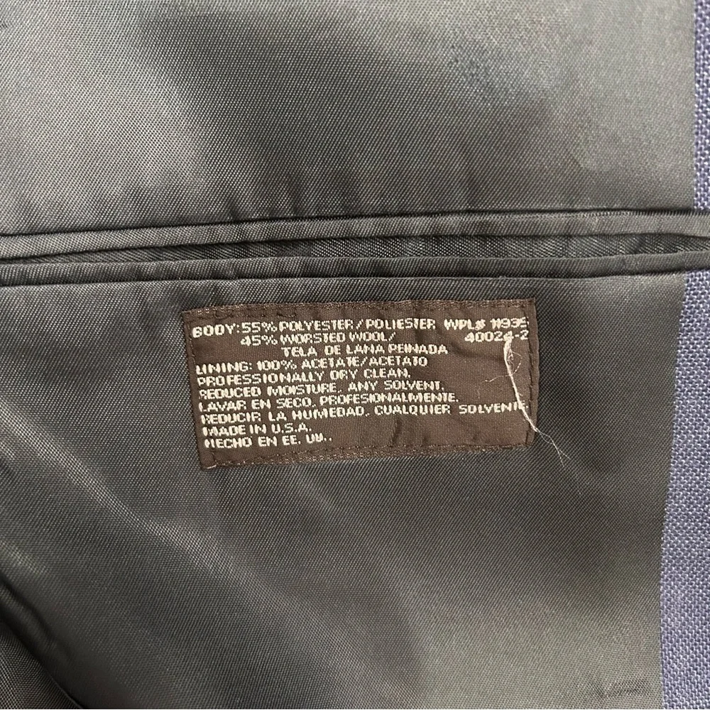 Stafford vintage navy